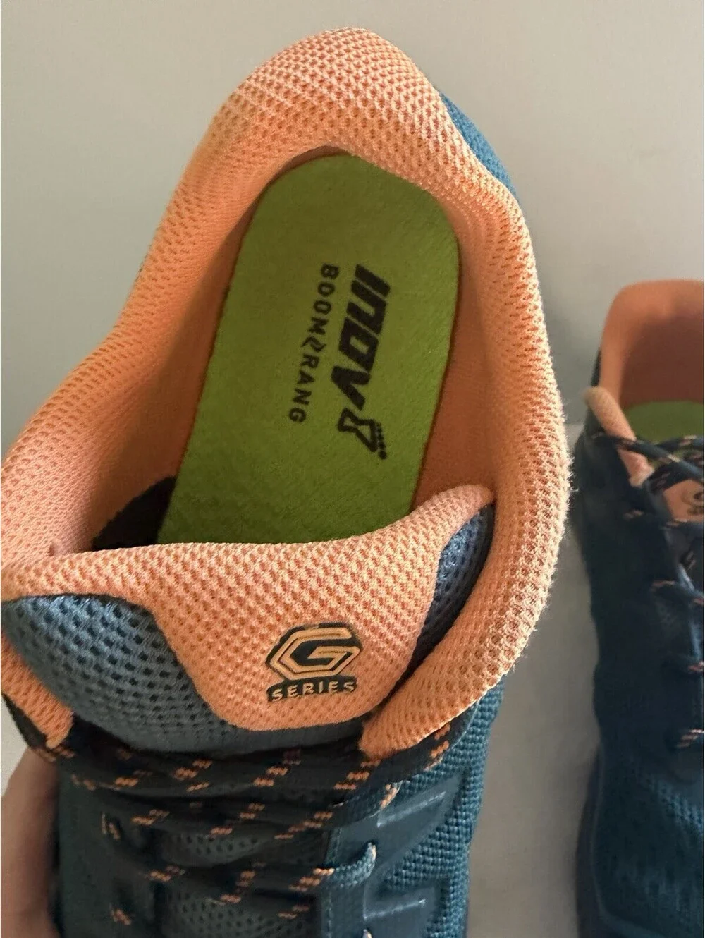 Inov-8 RocFly G 350 Trail Hiking Shoes NWOT Teal Orange US-M 8.5/W 10